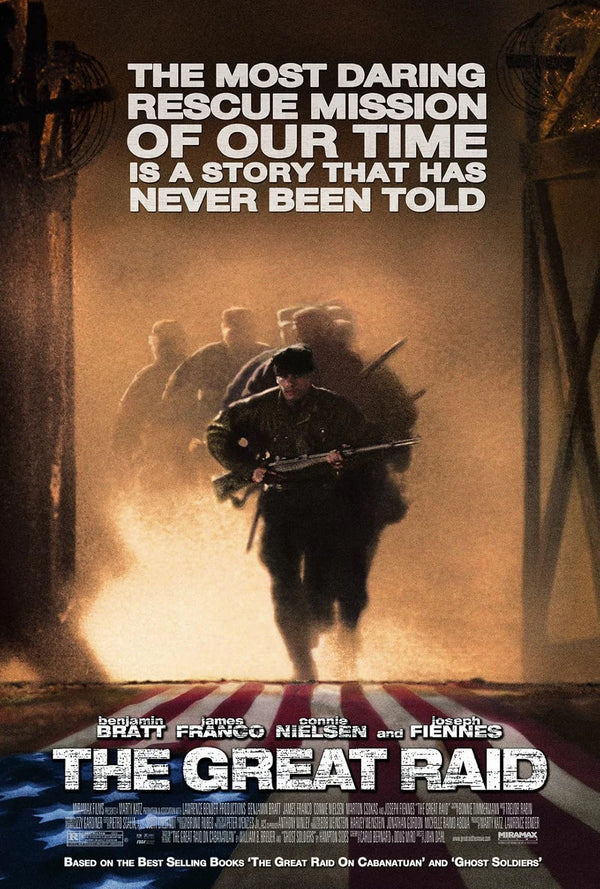 Great Raid (2005) - Action War Drama Movie Poster Movie Poster | Film Wall Art Print