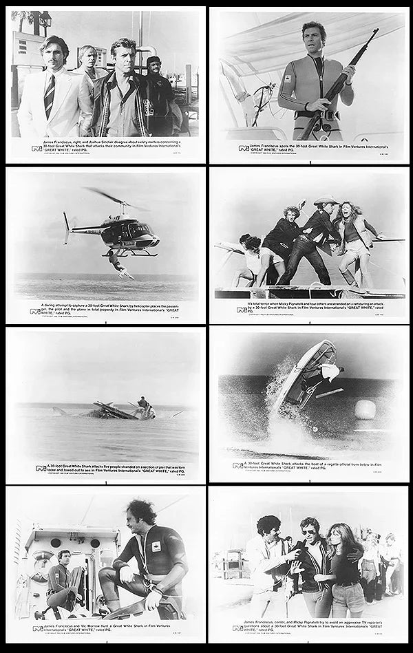 Great White aka Last Shark (1981) Podcast Episode Review Movie Poster | Film Wall Art Print