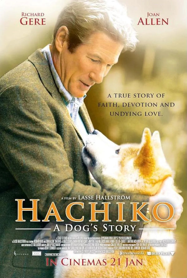 Hachi: A Dog's Tale Movie Poster - Heartwarming Canine Story Movie Poster | Film Wall Art Print
