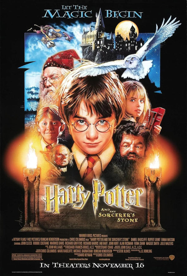Harry Potter And The Sorcerer's Stone Movie Poster Movie Poster | Film Wall Art Print