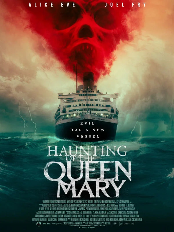 Haunting of The Queen Mary Movie Poster - Horror Film Artwork Movie Poster | Film Wall Art Print