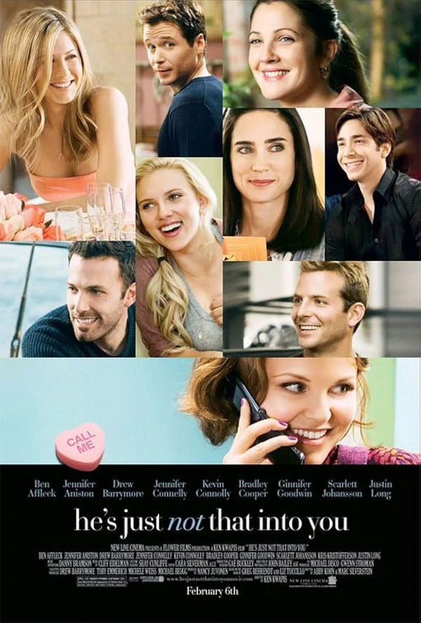 He's Just Not That Into You (2009) Comedy Drama Romance Movie Movie Poster | Film Wall Art Print