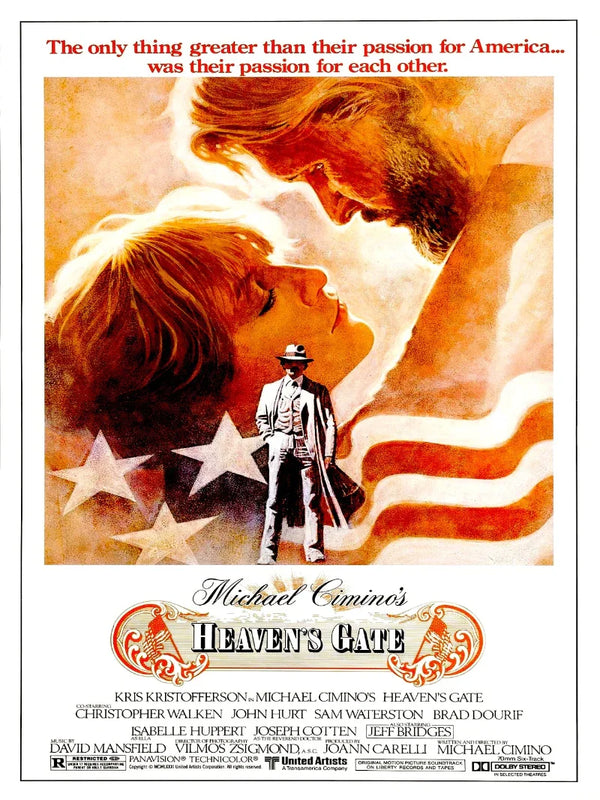 Heaven's Gate Movie Poster - Epic Western Film Art Movie Poster | Film Wall Art Print