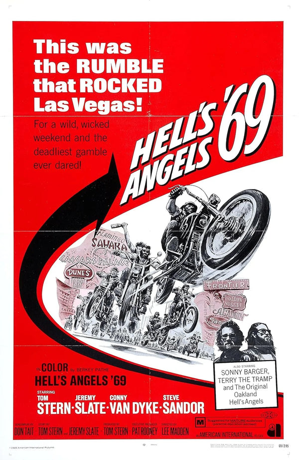 Hell's Angels '69 (1969) - Action Drama Movie Poster Movie Poster | Film Wall Art Print