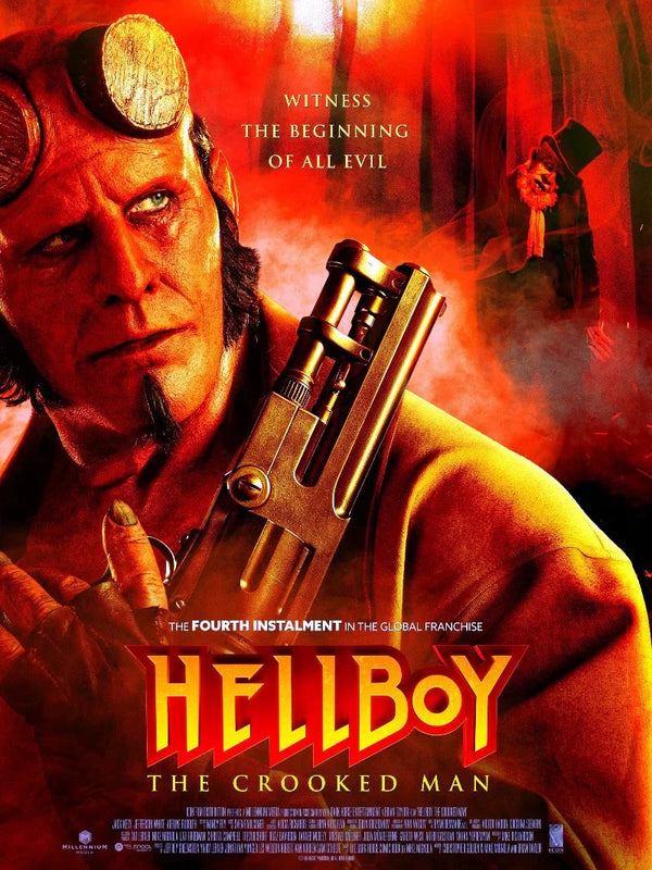 Hellboy The Crooked Man Movie Poster - Official Artwork Movie Poster | Film Wall Art Print
