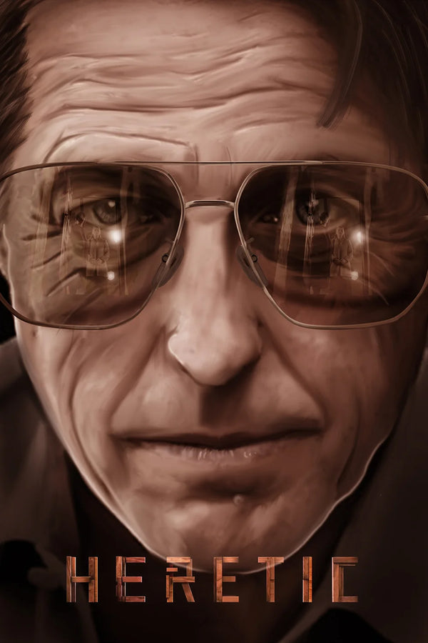 Heretic (2024) Thriller Poster: Own the Chilling Art - Premium Movie Poster