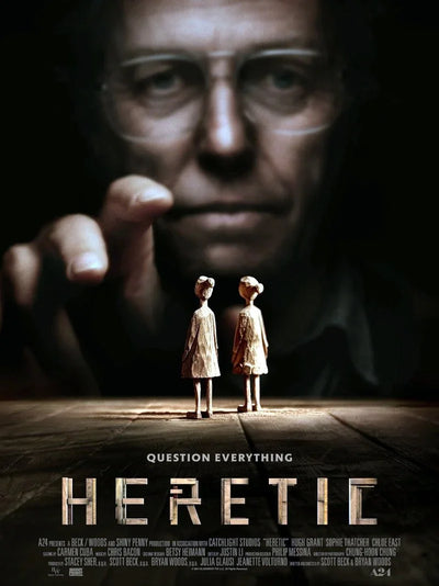 Heretic Movie Poster - Official Horror Film Artwork Movie Poster | Film Wall Art Print