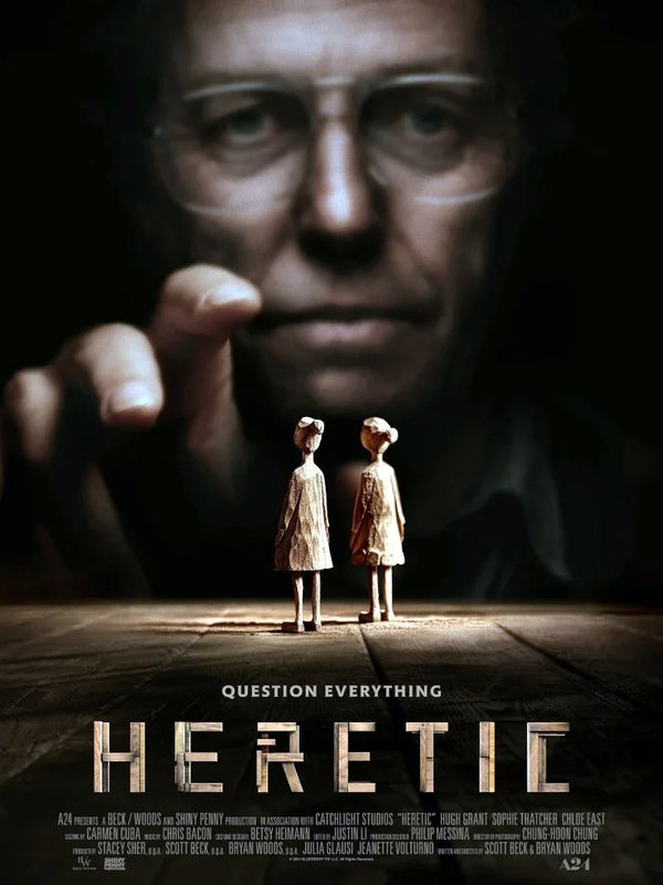 Heretic Movie Poster - Official Horror Film Artwork Movie Poster | Film Wall Art Print