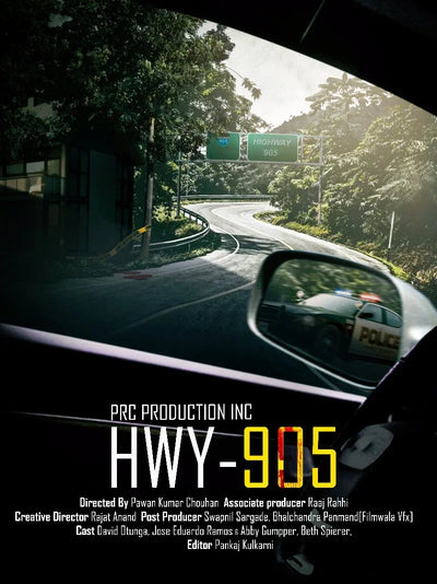 Highway 905 Movie Poster - Action Thriller Film Art Movie Poster | Film Wall Art Print