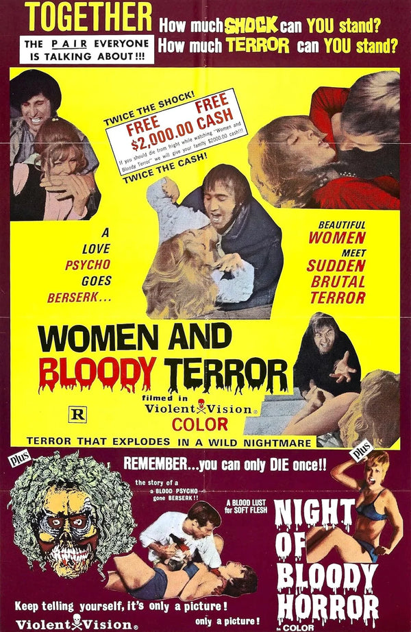 His Wife's Habit (1970) Crime Drama Horror Classic Movie Poster | Film Wall Art Print