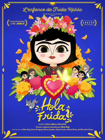 Hola Frida Movie Poster - Celebrating Frida Kahlo's Art & Legacy Movie Poster | Film Wall Art Print