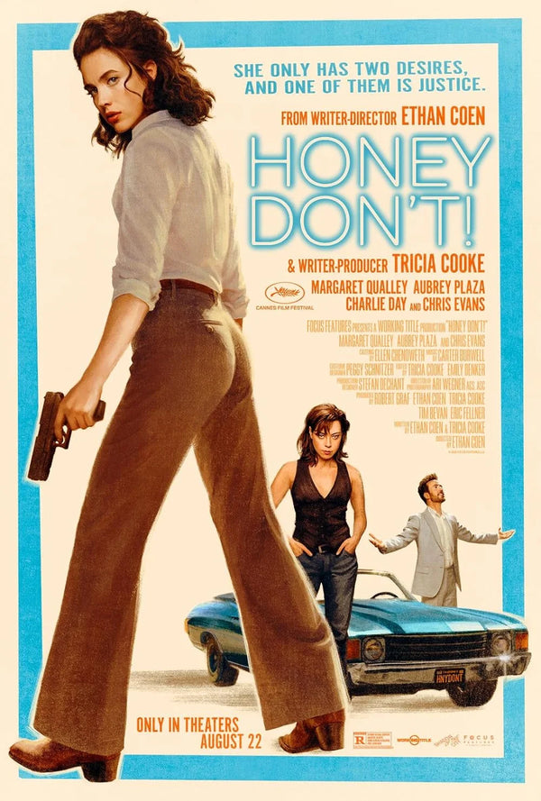 Honey Don't! (2025) – Hilarious Crime Comedy with Mystery Twists Movie Poster | Film Wall Art Print