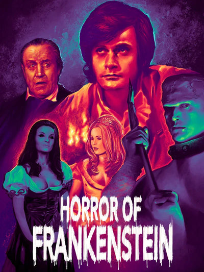 Horror of Frankenstein Movie Poster - Classic Hammer Horror Film Movie Poster | Film Wall Art Print