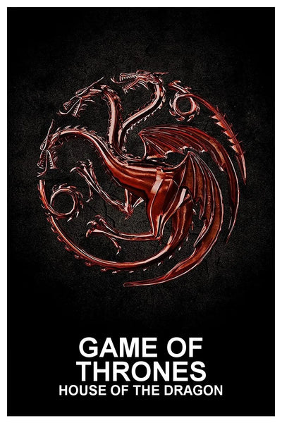 House of the Dragon (2022) Premium Wall Art – Own the Targaryen Legacy - TV Series Poster