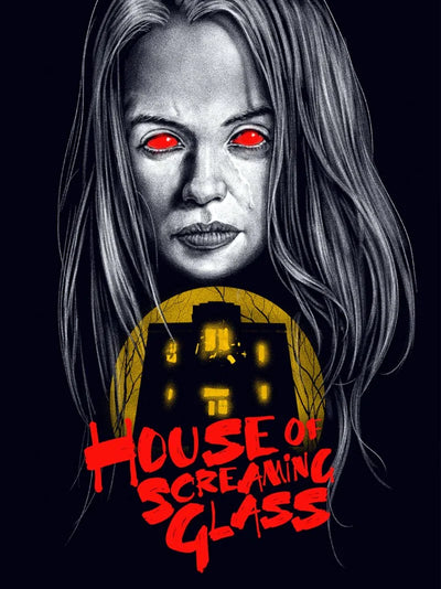 House of Screaming Glass Movie Poster - Horror Film Art Movie Poster | Film Wall Art Print