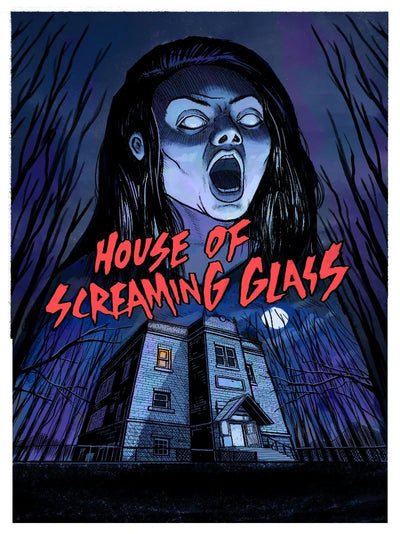 House of Screaming Glass - Official Movie Poster & Film Details Movie Poster | Film Wall Art Print
