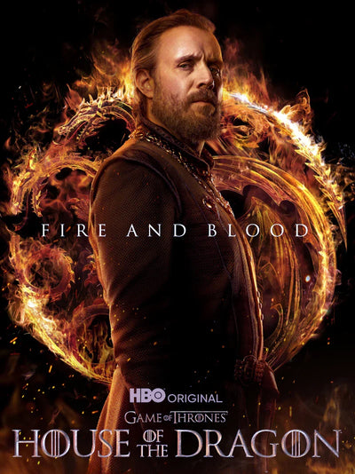 House of the Dragon Poster - Official HBO Series Art Movie Poster | Film Wall Art Print