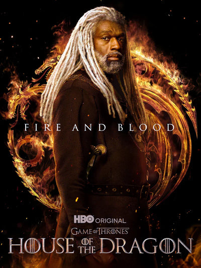 House of the Dragon Movie Poster - Official HBO Series Art Movie Poster | Film Wall Art Print