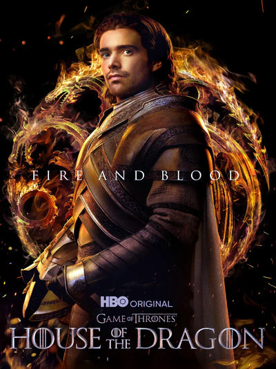 House of the Dragon Official Movie Poster | HBO Series Movie Poster | Film Wall Art Print