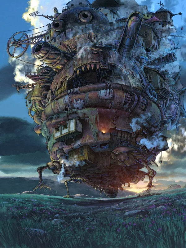 Howl's Moving Castle - Studio Ghibli Movie Poster Art Movie Poster | Film Wall Art Print