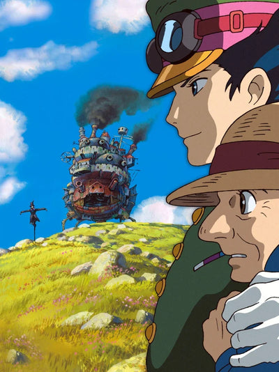 Howl's Moving Castle Movie Poster - Studio Ghibli Art Movie Poster | Film Wall Art Print