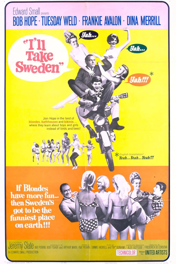 I'll Take Sweden (1965) - Classic Comedy Movie Poster Movie Poster | Film Wall Art Print