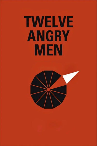 Iconic 12 Angry Men (1957) Poster – Timeless Drama Wall Art - Premium Movie Poster