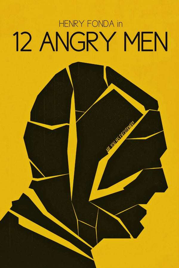 Iconic 1957 Drama: 12 Angry Men Wall Art - Premium Movie Poster
