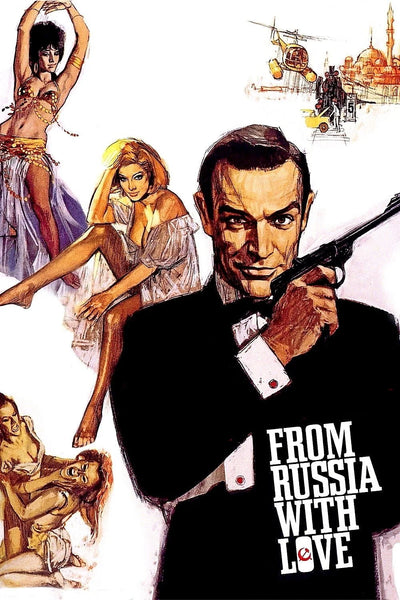 Iconic 1963 'From Russia with Love' Wall Art - Premium Movie Poster