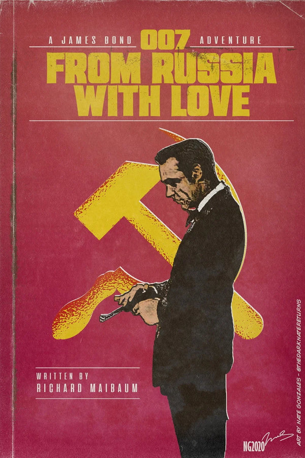 Iconic 1963 James Bond Poster: From Russia with Love Art Print - Premium Movie Poster