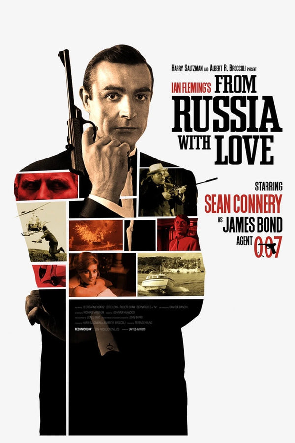 Iconic 1963 Poster: From Russia with Love – Thrilling Wall Art - Premium Movie Poster