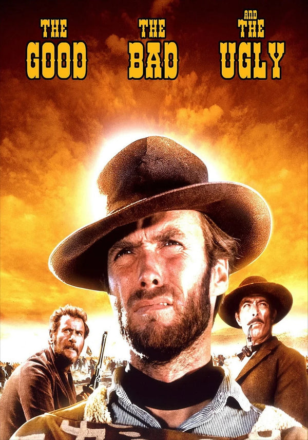 Iconic 1966 Western Poster: The Good, the Bad and the Ugly - Premium Movie Poster
