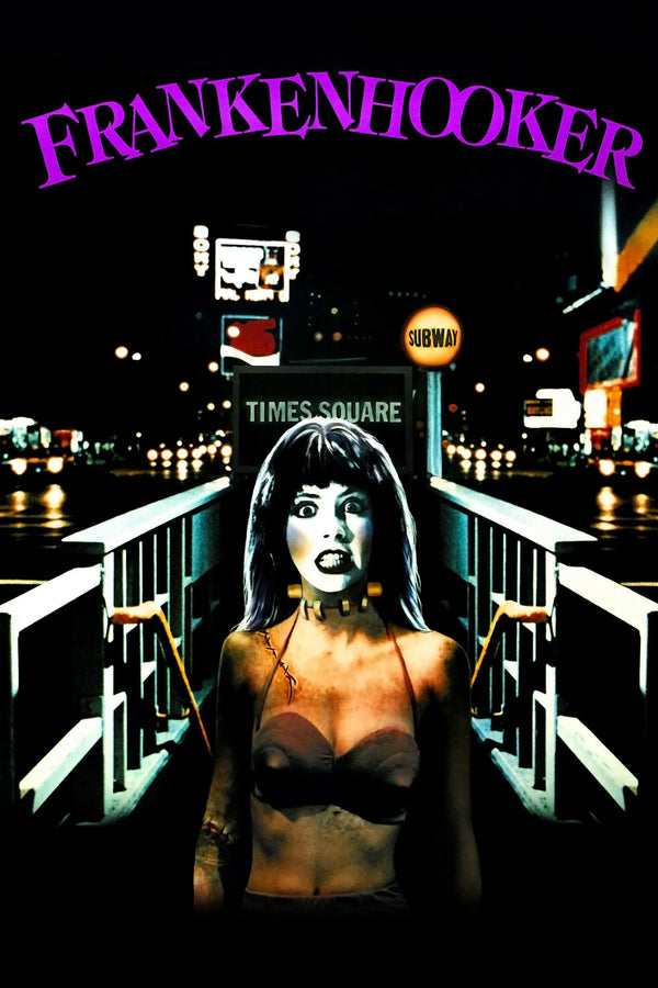 Iconic 1990 Sci-Fi Horror Poster: Frankenhooker's Dark Vision - Premium Movie Poster