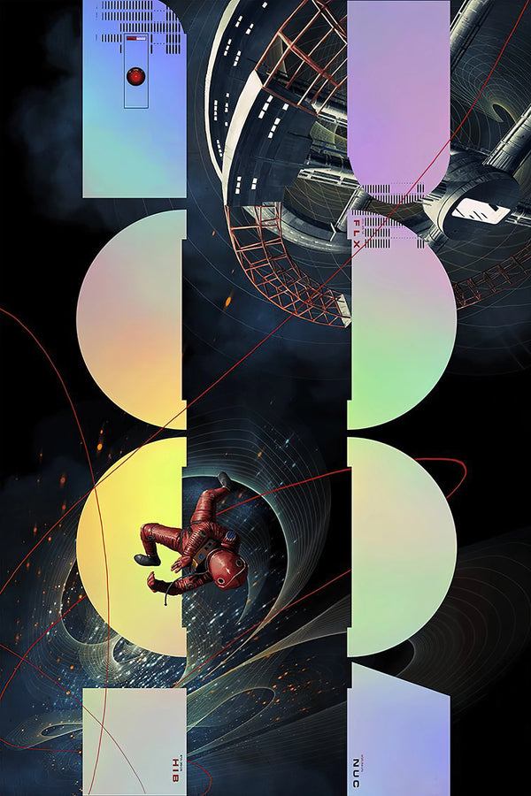 Iconic 2001: A Space Odyssey (1968) Sci-Fi Art Print - Premium Movie Poster