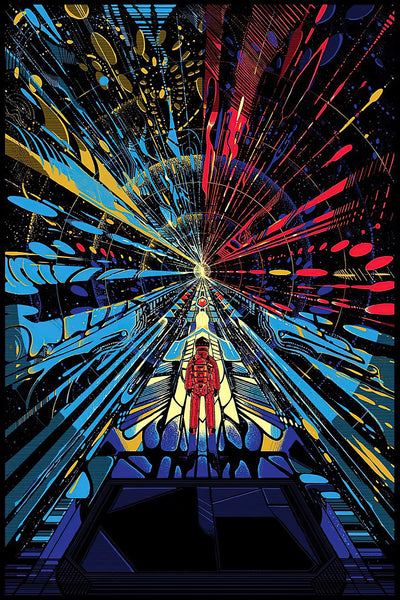 Iconic 2001: A Space Odyssey (1968) Wall Print - Premium Movie Poster