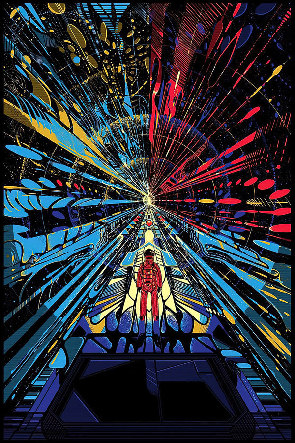 Iconic 2001: A Space Odyssey (1968) Wall Print - Premium Movie Poster
