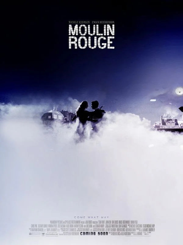 Iconic 2001 Moulin Rouge! Poster: Own the Drama & Romance - Premium Movie Poster
