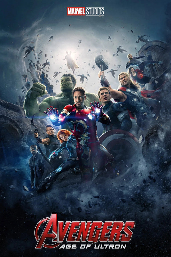 Iconic Action Poster: Avengers Age of Ultron (2015) – Premium Wall Art - Premium Movie Poster