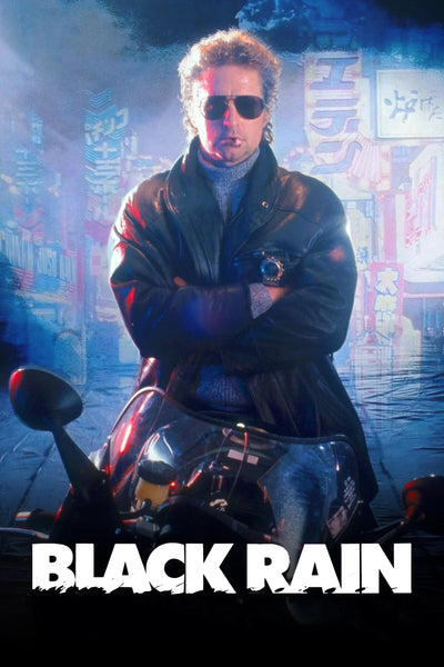 Iconic Black Rain (1989) Action Poster for Bold Walls - Premium Movie Poster