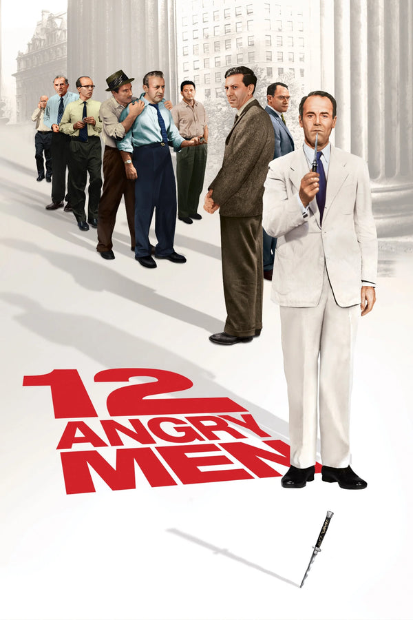 Iconic Crime Drama: 12 Angry Men (1957) Poster - Premium Movie Poster