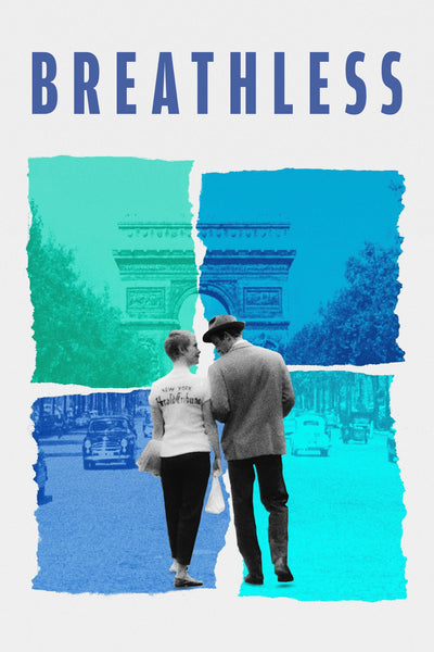 Iconic Crime Drama: Breathless (1960) Wall Art - Premium Movie Poster