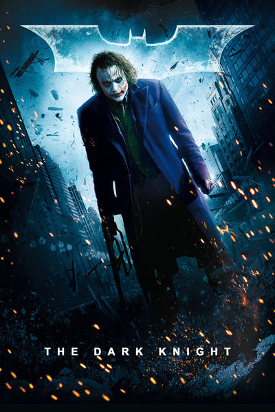 Iconic Crime Thriller Poster: The Dark Knight (2008) - Premium Movie Poster