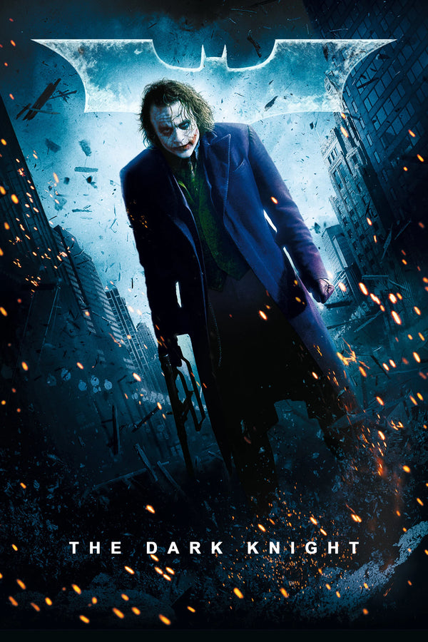Iconic Crime Thriller Poster: The Dark Knight (2008) - Premium Movie Poster