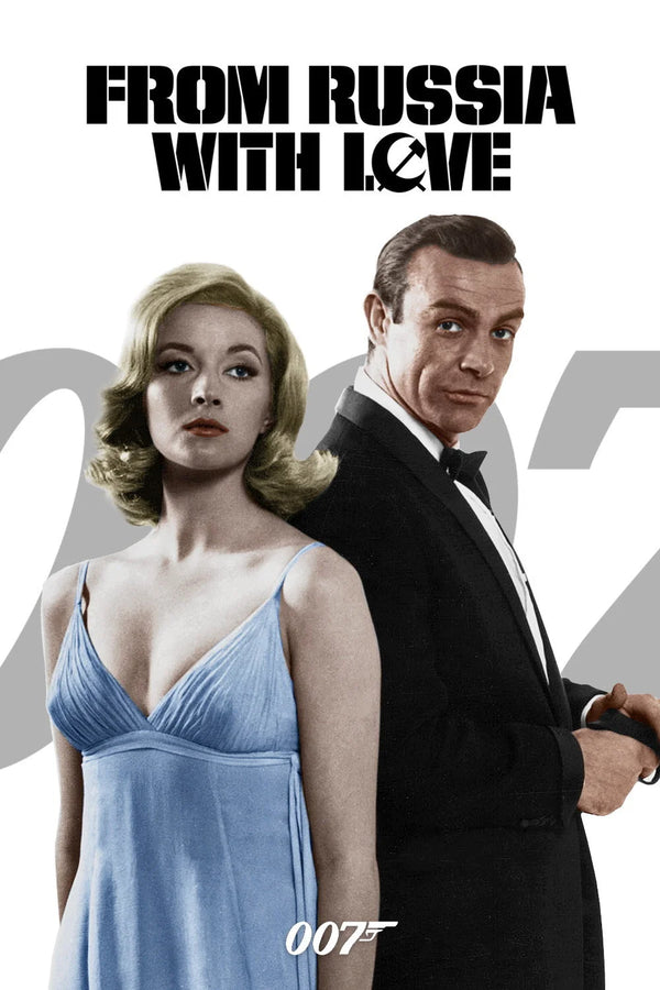 Iconic 'From Russia with Love' (1963) Action Poster - Premium Movie Poster