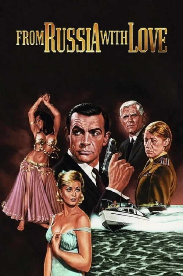 Iconic 'From Russia with Love' (1963) Bond Poster - Premium Movie Poster