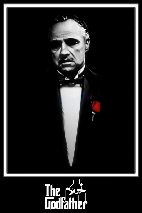 Iconic Godfather (1972) Poster – Timeless Crime Art - Premium Movie Poster