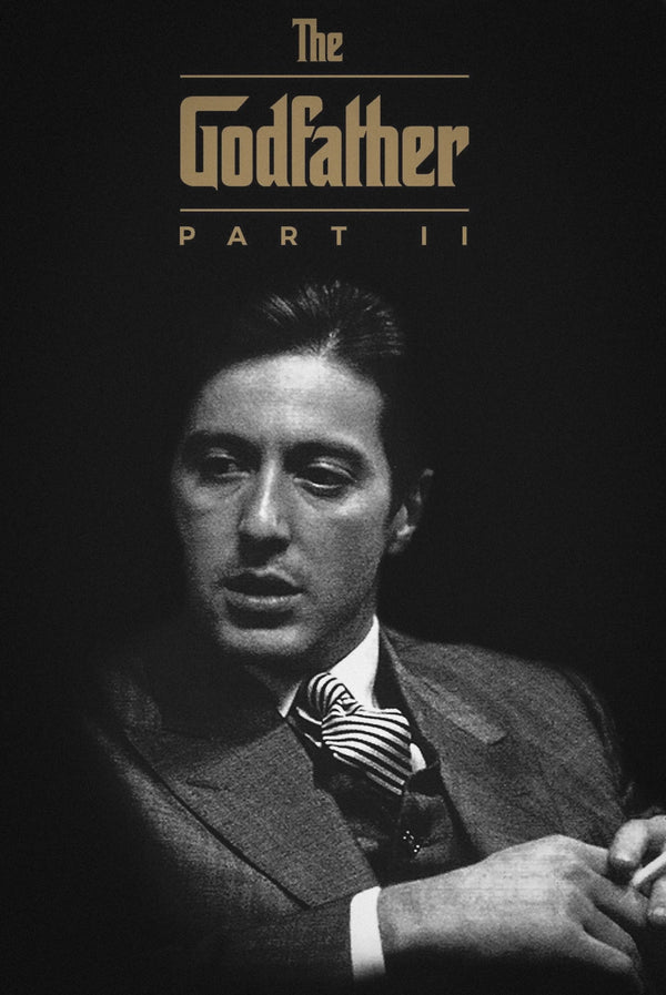 Iconic Godfather Part II (1974) Crime Wall Art - Premium Movie Poster