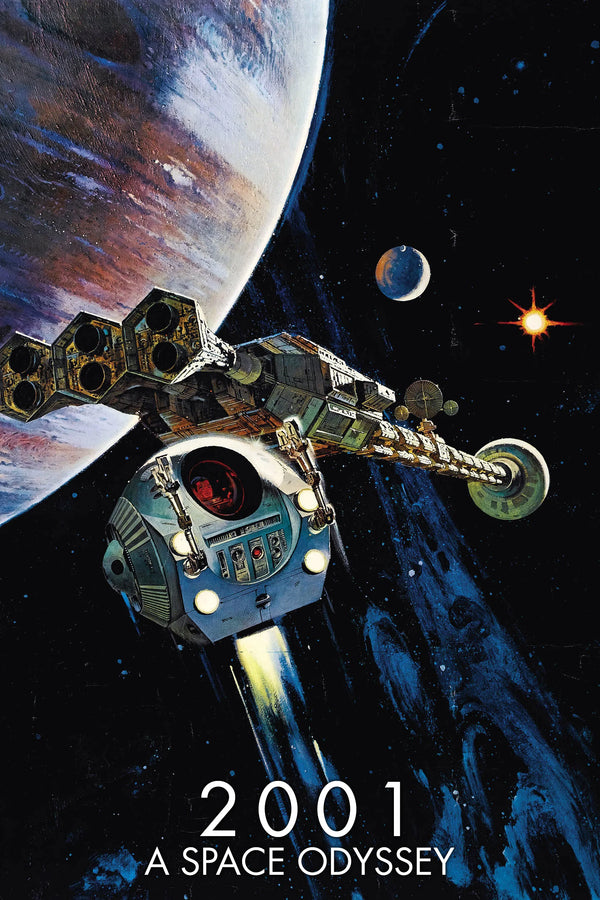 Iconic Sci-Fi Poster: 2001 A Space Odyssey (1968) - Premium Movie Poster