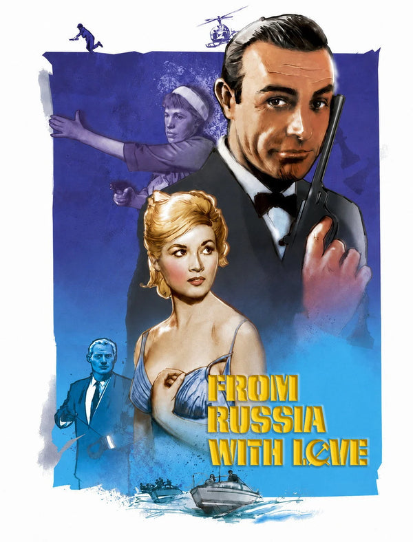 Iconic Spy Poster: From Russia with Love (1963) Wall Art - Premium Movie Poster