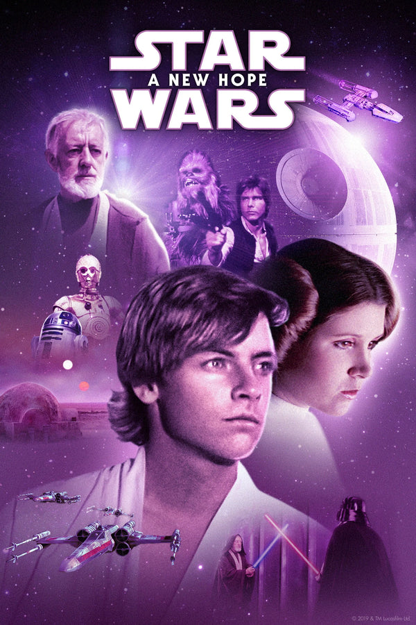 Iconic Star Wars (1977) Poster: Premium Wall Art - Premium Movie Poster